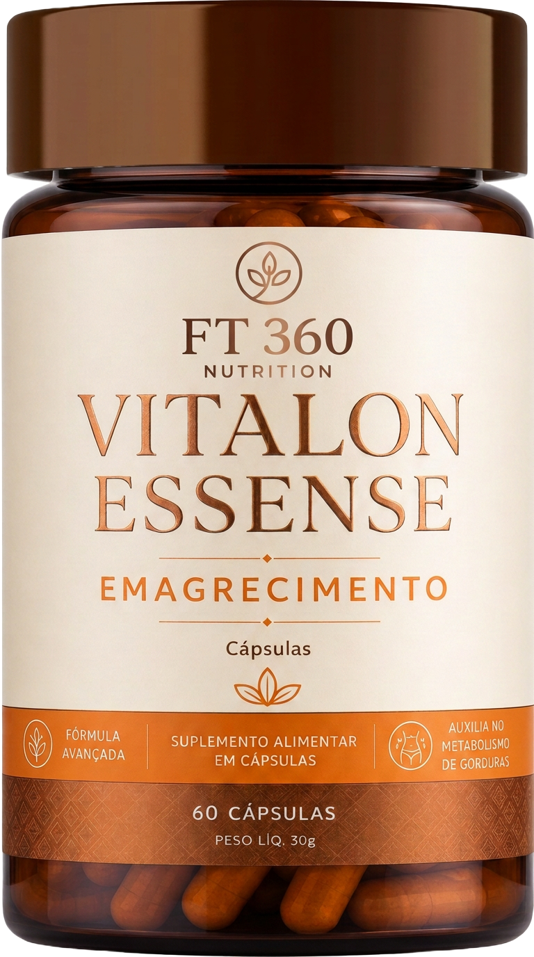 Embalagem do suplemento Vitalon ESSENSE da FT 360 Nutrition