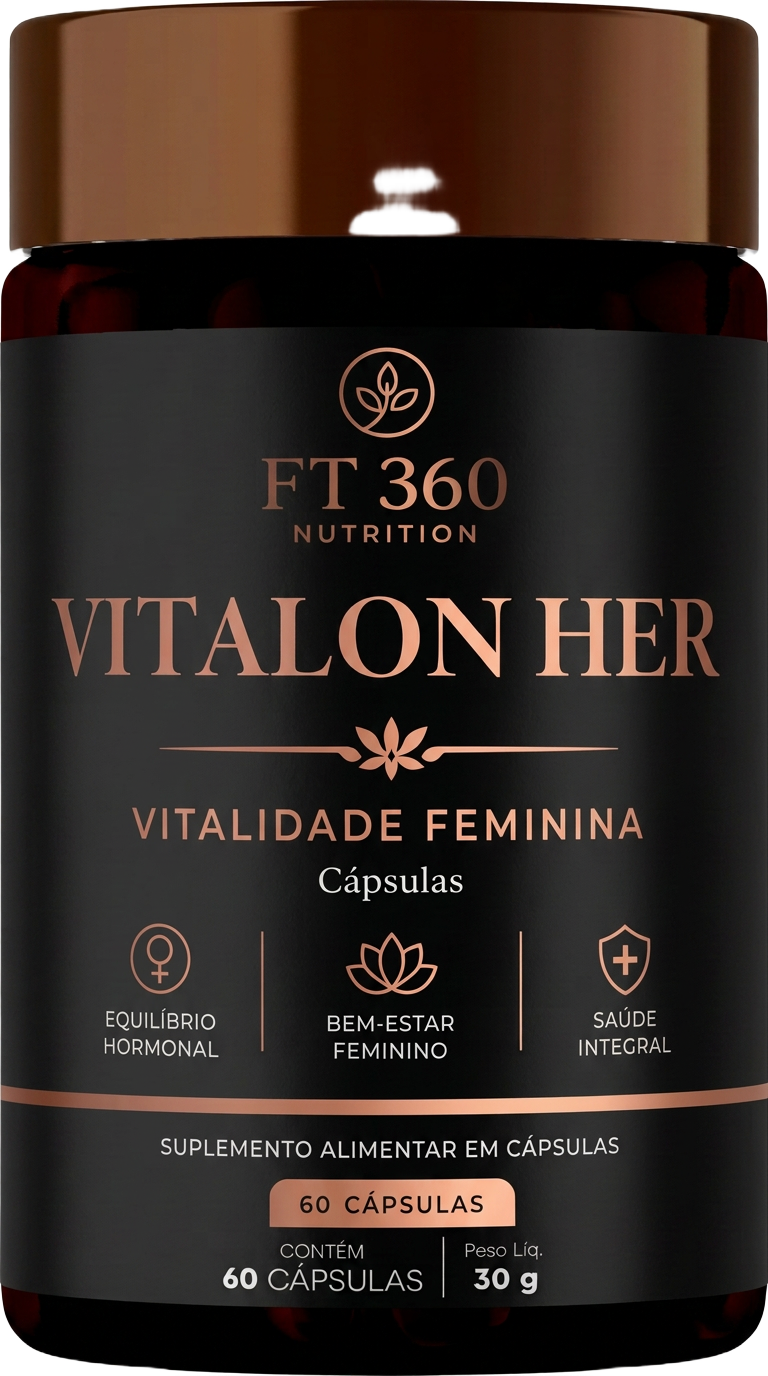 Embalagem do suplemento Vitalon HER da FT 360 Nutrition